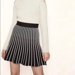 Maje Jibralto Striped Skirt - Sz 1 - Like New